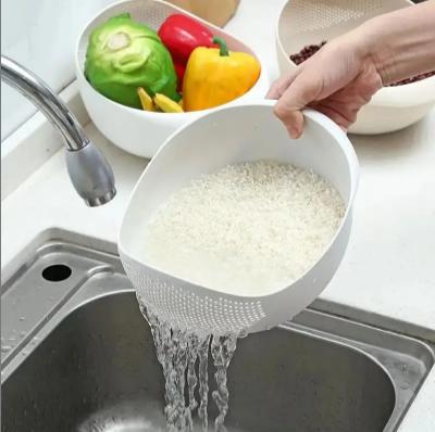 Perfect for Cleaning Vegetables, Fruits, Rice, and More with Convenient Drainage Features.